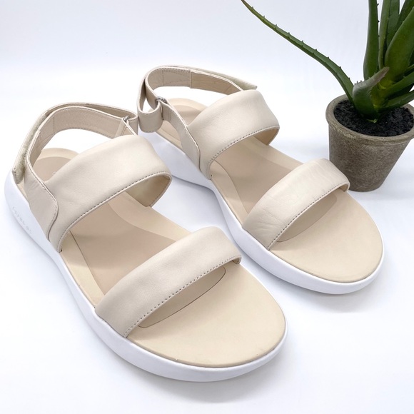 Cole Haan Ella Grand Designer Leather Slingback Sandals - Picture 2 of 13